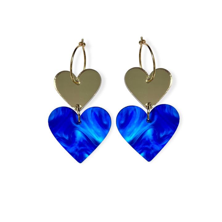 ALL 4 LOVE - gold/blue sea