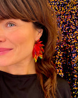 THE WINGS - warm red/rainbow