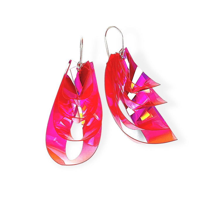 WATERFALL MEDIUM rainbow/ pink (a pair)