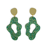 SEA SLUGS  - gold/green glitter