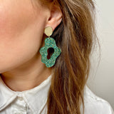 SEA SLUGS  - gold/green glitter