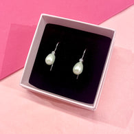 Creme pearls and silver bling