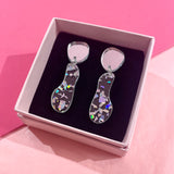 Tiny Angel - silver/holo flakes