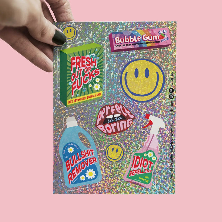 Glitter Sticker Sheet