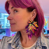THE BIRD - rainbow/purple