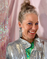 Tassel Queen - Silver Glitter