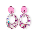 CELEBRATE "Too Loud" MINI - pink/rainbow/pink flakes