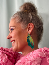 THE WINGS - rainbow/green disco