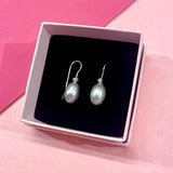 Grey pearls and silver bling