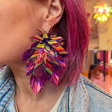 THE BIRD - rainbow/purple