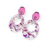 CELEBRATE "Too Loud" MINI - pink/rainbow/pink flakes