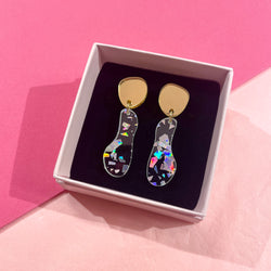 Tiny Angel - golden/holo flakes