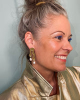 Double DRIP - Golden with Pearls