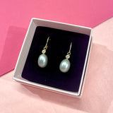 Grey pearls and bling