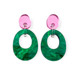 CELEBRATE "Too Loud" MINI - pink/rainbow/green marble