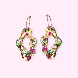 SEA SLUGS - golden confetti hoops