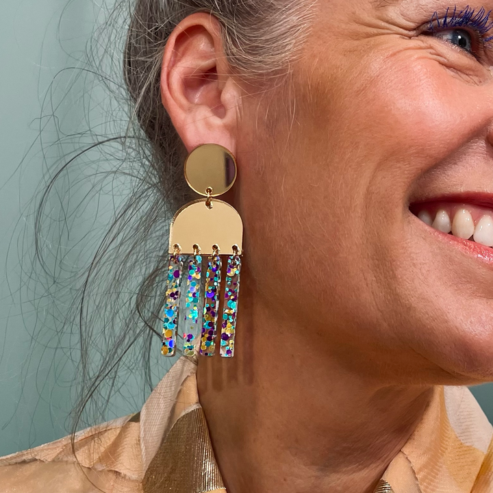 Tassel Queen - Golden/Golden/Tutti Frutti LIMITED