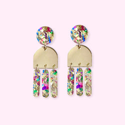 Mini Tassel Queen - golden/golden confetti