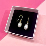 Creme pearls with bling