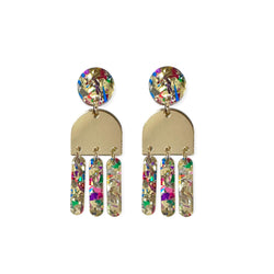 Mini Tassel Queen - golden/golden confetti