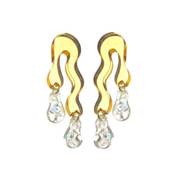 Double DRIP - Golden with Holo Flakes