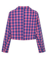 PAMELA JACKET - PINK CHECKED