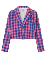 PAMELA JACKET - PINK CHECKED