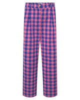 PAMELA TROUSERS - PINK CHECKED