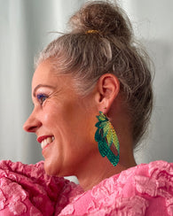 THE WINGS - rainbow/green disco