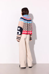 KITTI KNIT BLOUSE - MIXED