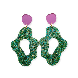 Sea slugs - Pink/green glitter