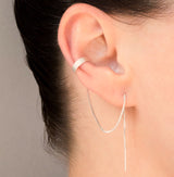 byfossdal earcuff w chain silver